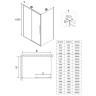 Душевой уголок Niagara Nova 110х80 NG-65-11CH-CH80-34