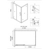 Душевой уголок Niagara Nova 120х90 NG-62-12A-A90