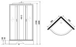 Душевая кабина Niagara Classic 80х80 NG-6703-14G